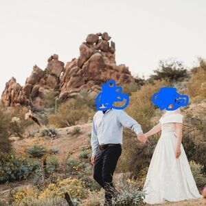 Elegant White Off-Shoulder Wedding Dress Jessica McClintock